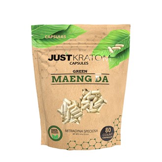 Just Kratom 80 CT Green Maeng Da